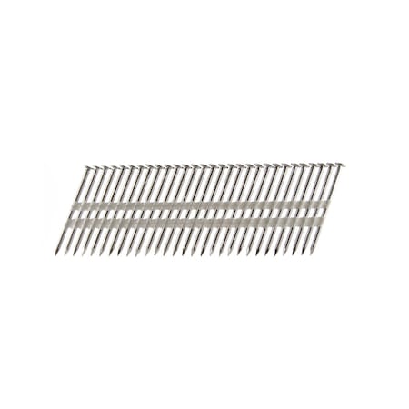 B&C Eagle Common Nail, 3-1/4 in L, 22D, Stainless Steel, 1000 PK 314X131RSS/22